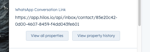 Find the link to the WhatsApp conversation inside Hilos