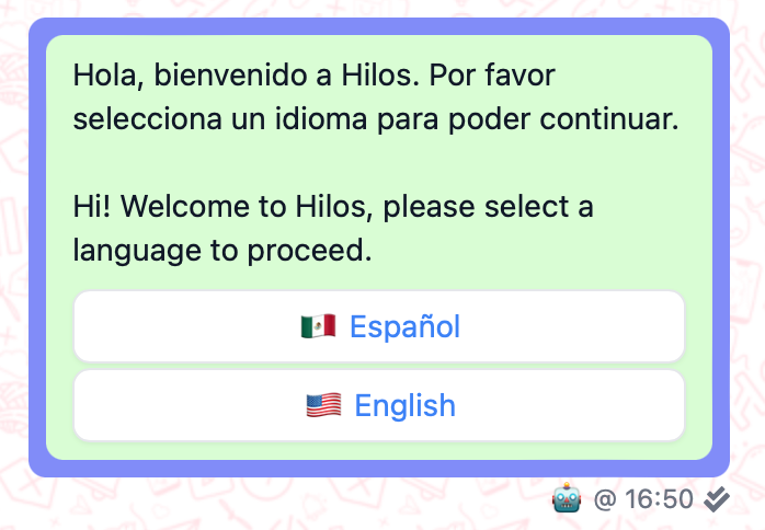 Single option question with buttons public view