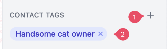 Contact tags