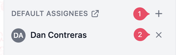 Default assignees