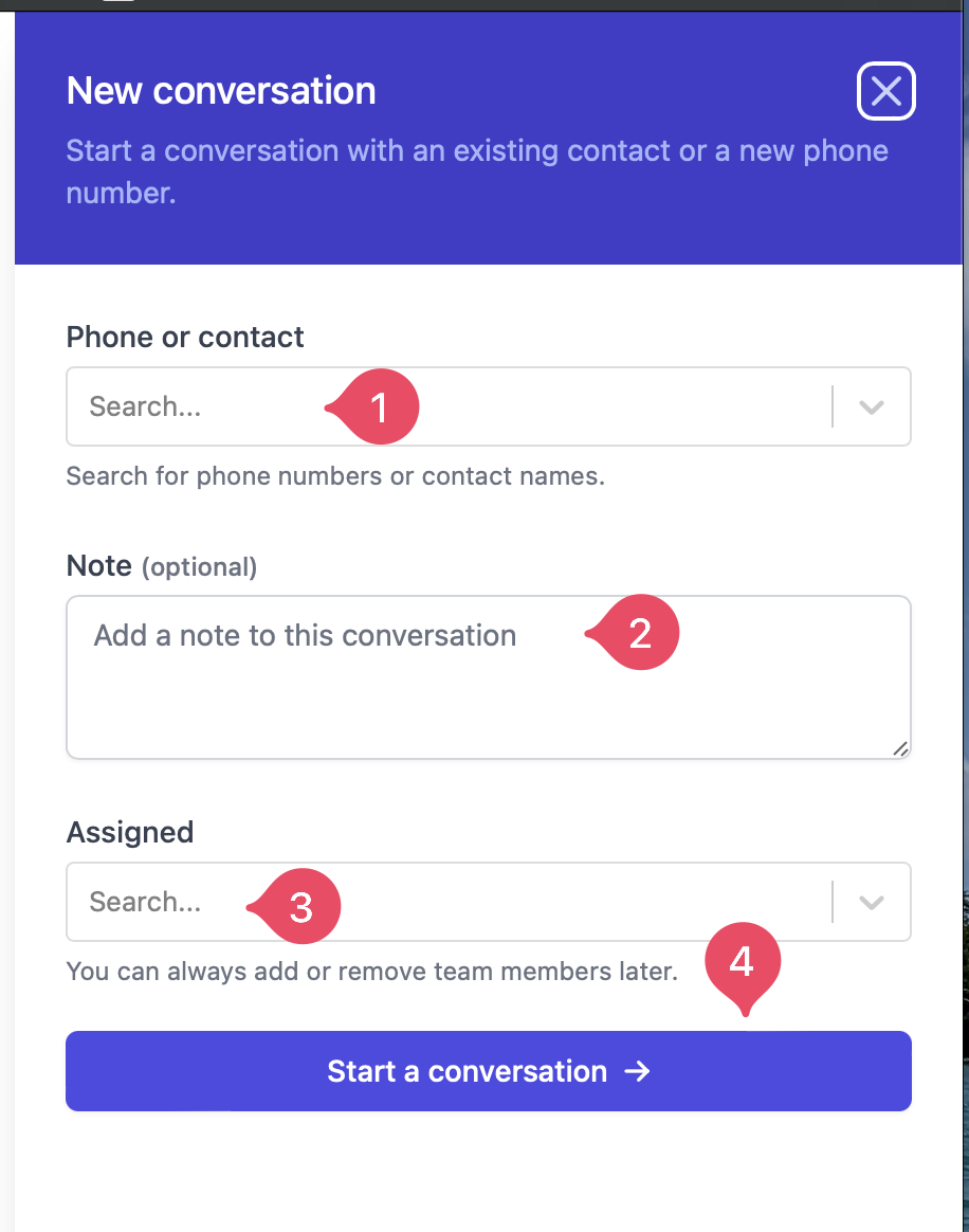Start a conversation
