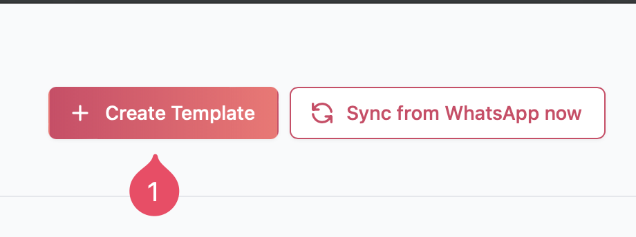 Click on the button to create a new template