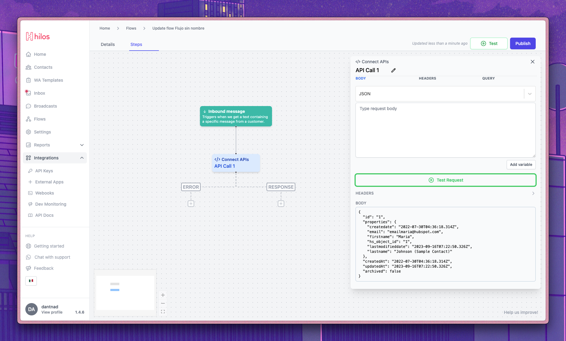 Get a specific contact